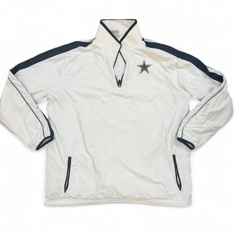 Nike OnField Dallas Cowboys NFL windbreaker quarter zip Official NFL merch Draft